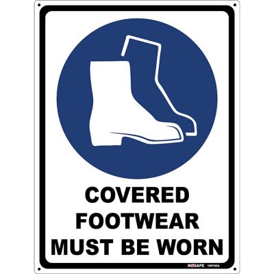 Covered Footwear Must Be Worn