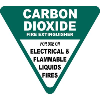 Carbon Dioxide Triangle Sign