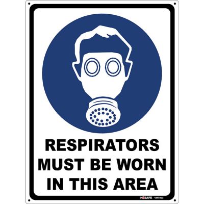 Respirators Must Be Worn Sign
