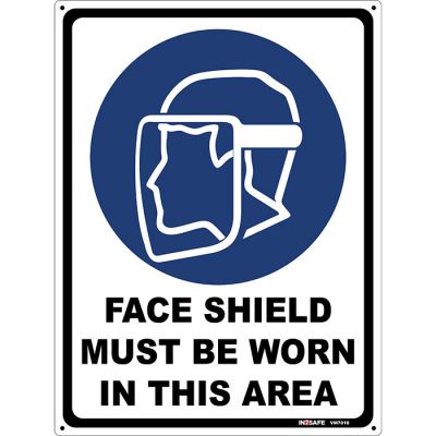 Face Shield Must be Worn in this area