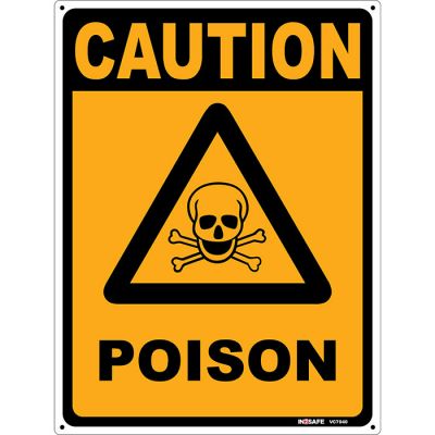 Caution Poison Sign
