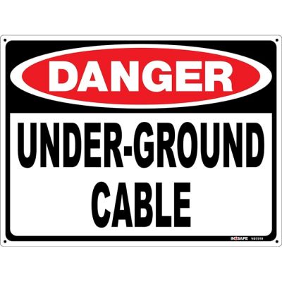Danger Under Ground Cable Sign