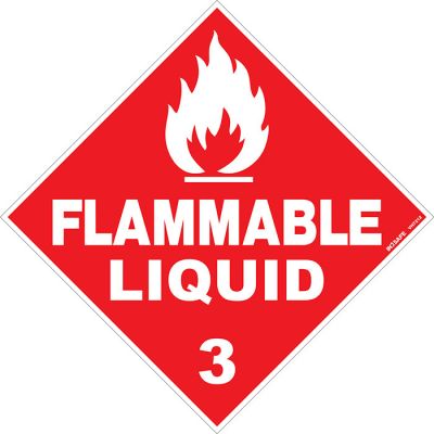 Hazchem - Flammable Liquid Sign - Class 3