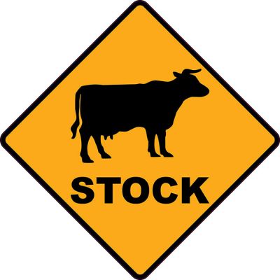 Stock Sign (Non Reflective)