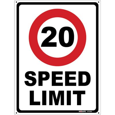 20 Kph Speed Limit Sign