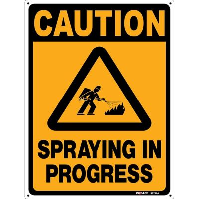 Caution - Spraying In Progress