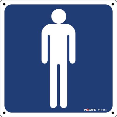 Gentlemen (Symbol ONLY) Sign