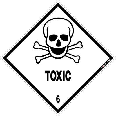 Toxic 6 Dangerous Goods Sign