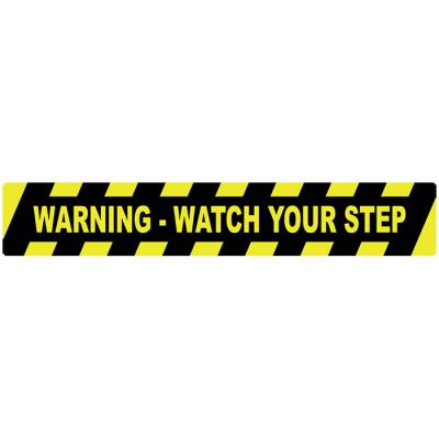 Texture Grip Floor Sticker-Warning Watch Your Step