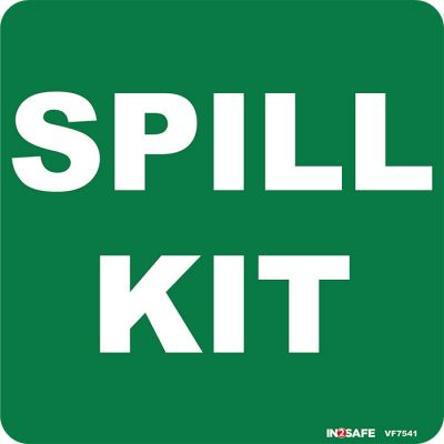 Spill Kit Reversed Vehicle Window Sticker