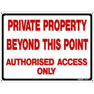 Private Property Beyond This Point