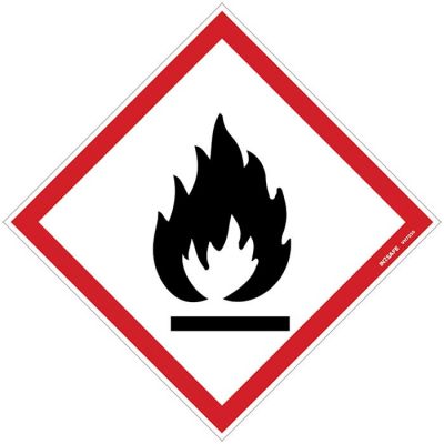 Flammable - Image only - Diamond Sticker