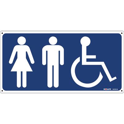 Men - Ladies - Wheelchair (Symbol) Sign