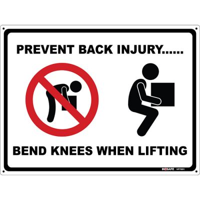 Prevent Back Injury - Bend Knees when Lifting