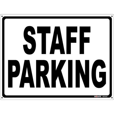 Staff Parking Sign
