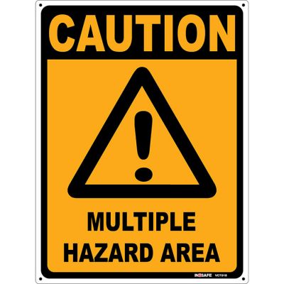 Caution Multiple Hazard Area