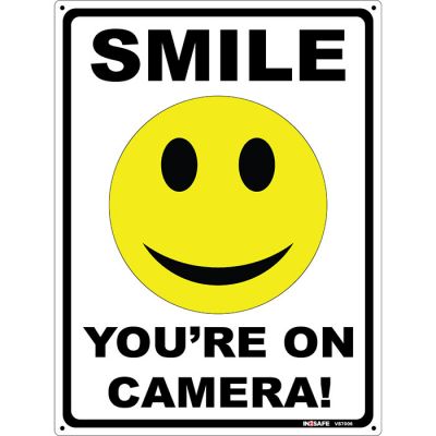 Smile You're on Camera Sign