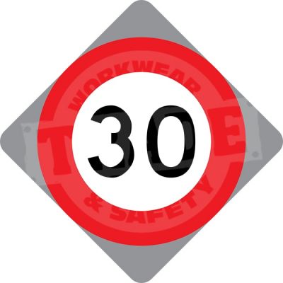 RG4 - 30 Km/h Sign - Aluminium