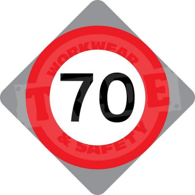 RG4 - 70 Km/h Sign - Aluminium
