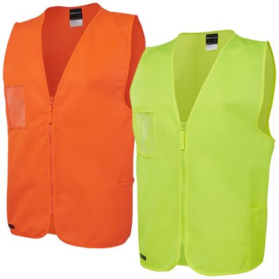 6HVSZ JB's Zip DAY-ONLY Hi-Vis Safety Vest