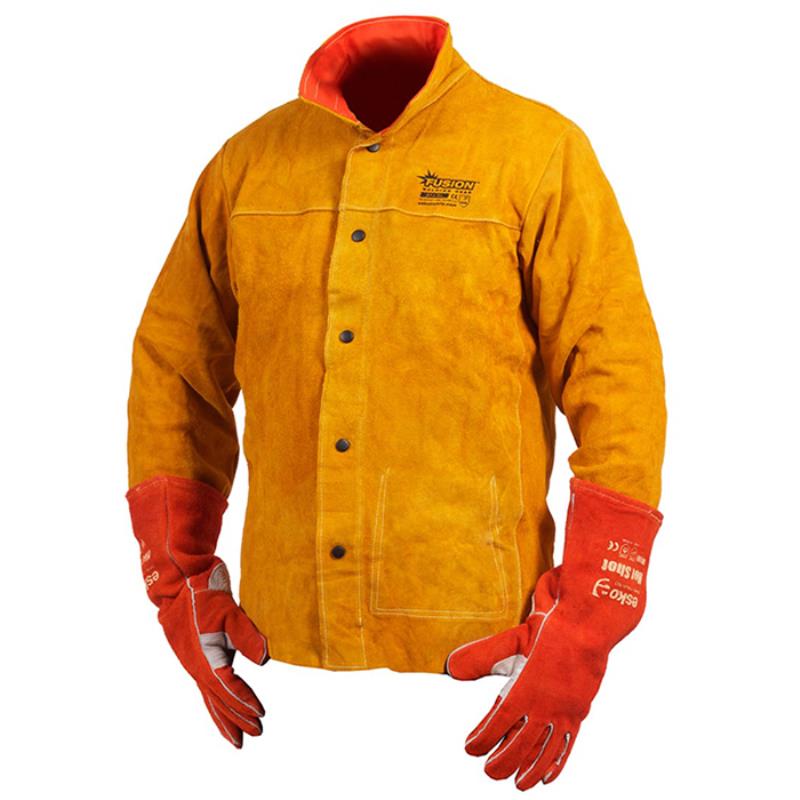 Esko Fusion Leather Kevlar Stitched Welders Jacket