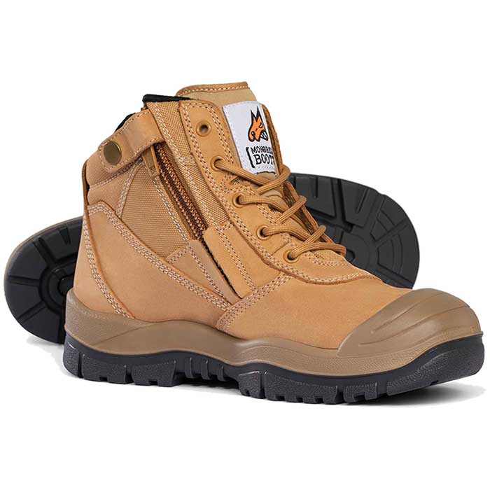 461050 Mongrel Wheat Zip Sider Boot with Scuff Cap
