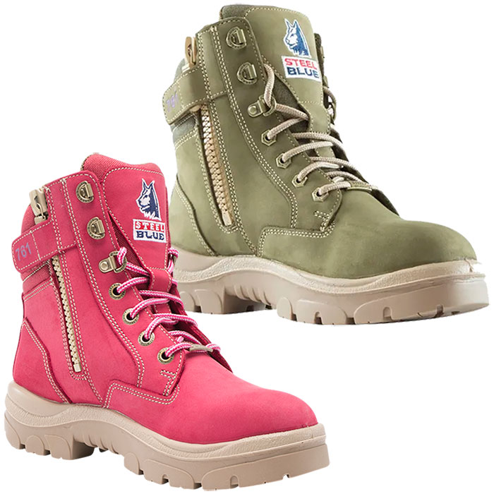 Womans 512761 Southern Cross Zip Steel Blue Boot