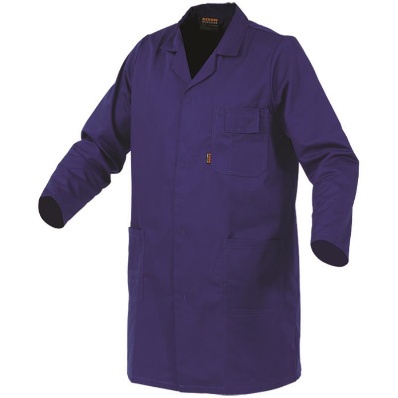 Bison 380014 P/C Long Sleeve Domed Dust Coat