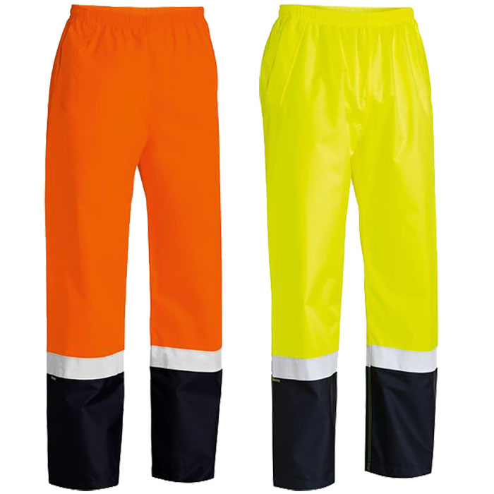 Bisley BP6965T Hi-Vis Rain Shell Overtrousers