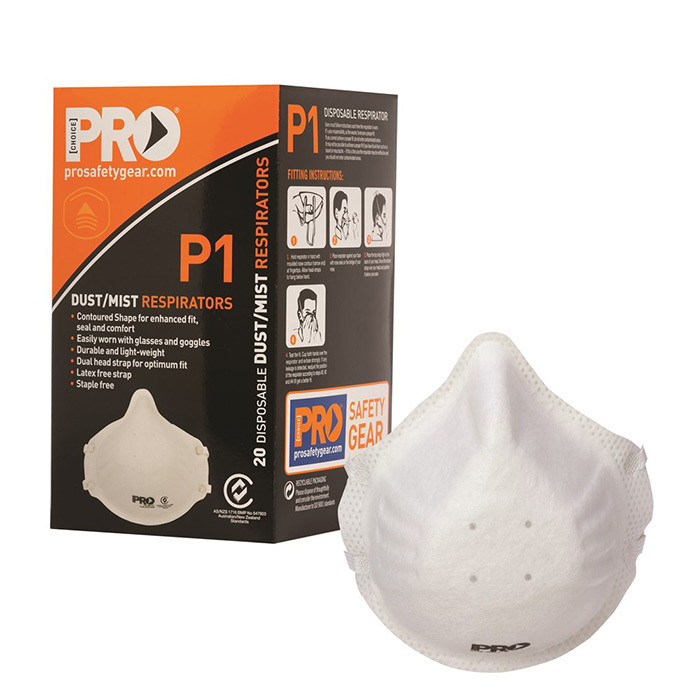 Mask P1 Non-Valved Box of 20 ProChoice