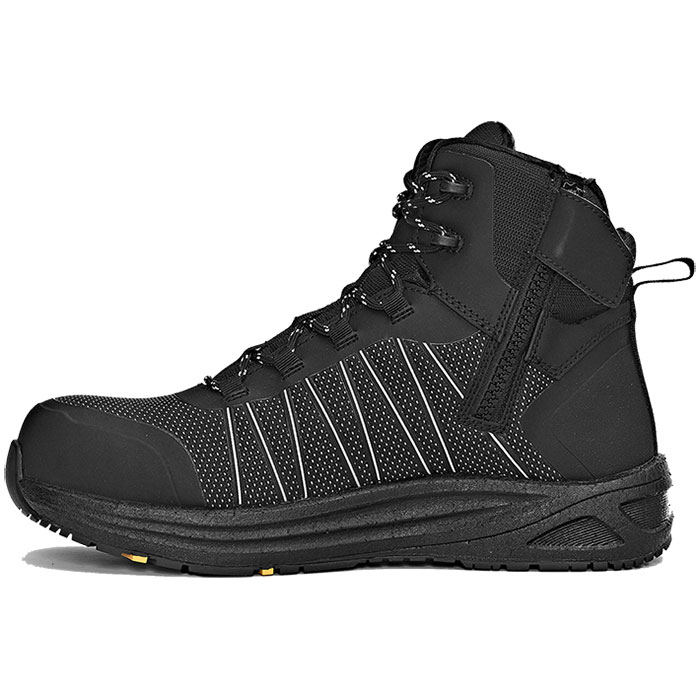 ZFL502 Syzmik UltraLite Mid Zip Side Safey Boot